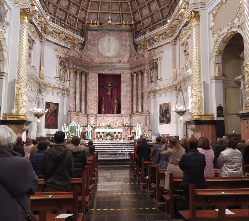 Eucaristía celebrada en la Iglesia de San Martín, con motivo de la Asamblea Diocesana Anual.