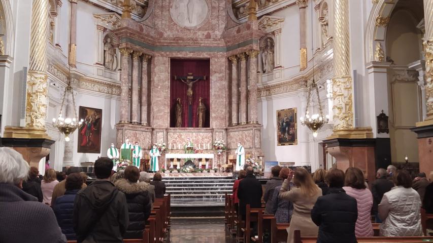 Eucaristía celebrada en la Iglesia de San Martín, con motivo de la Asamblea Diocesana Anual.