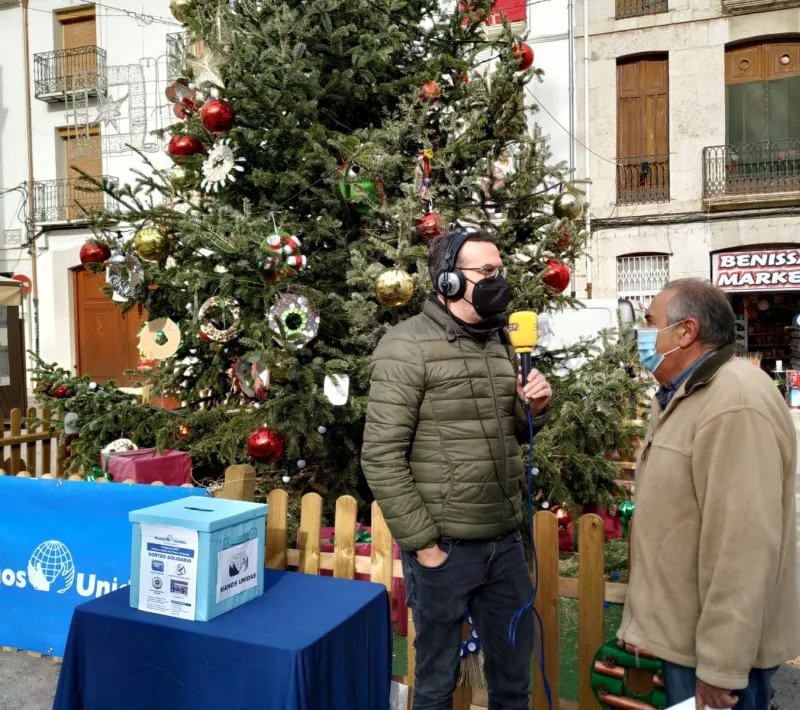 Sorteo Solidario en la comarcal de Benissa de Manos Unidas Valencia.
