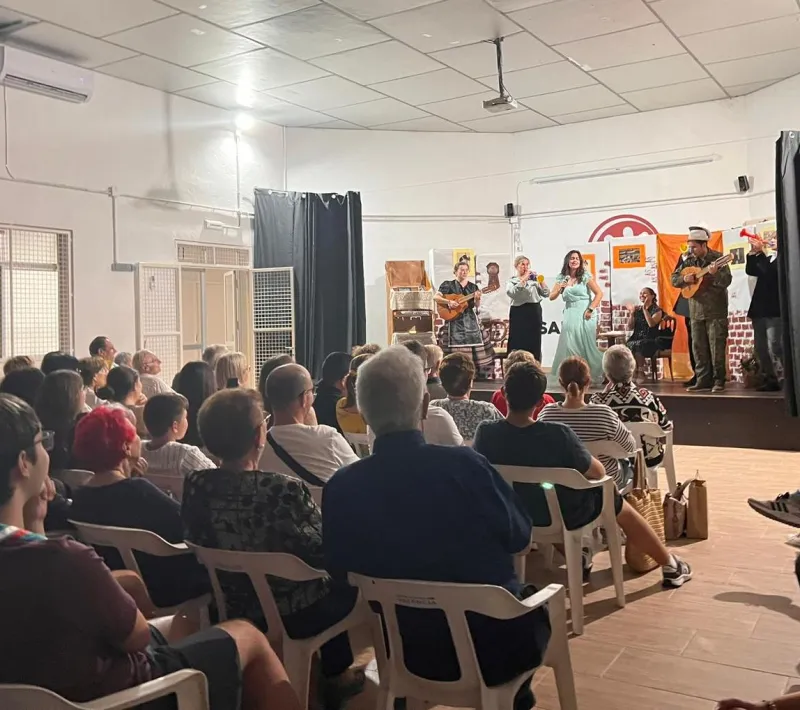 Cena del hambre de la comarcal de Manos Unidas Valencia en Canals.