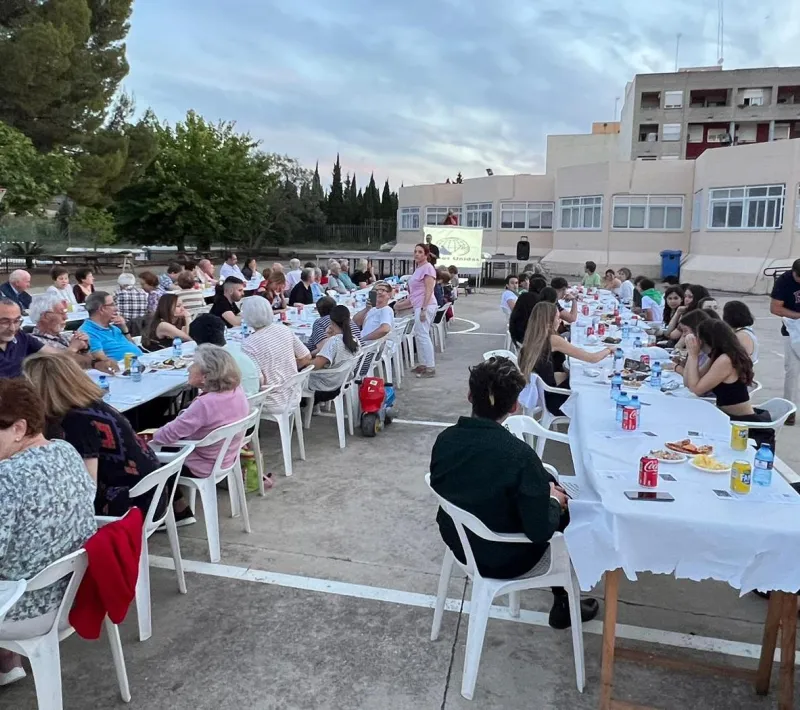 Cena del hambre de la comarcal de Manos Unidas Valencia en Canals.
