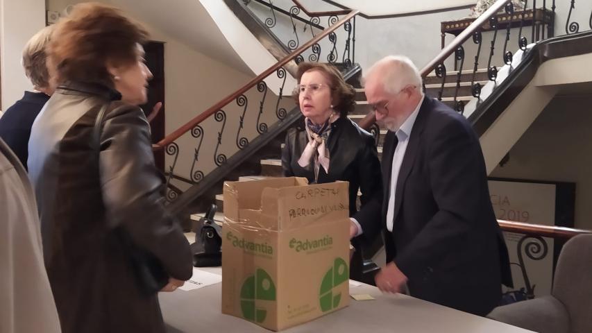 Recepción y entrega de documentación.