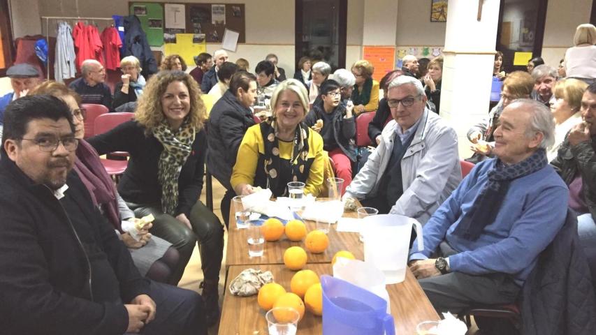 Cena del Hambre en  Manos Unidas Valencia, delegación de Pego.