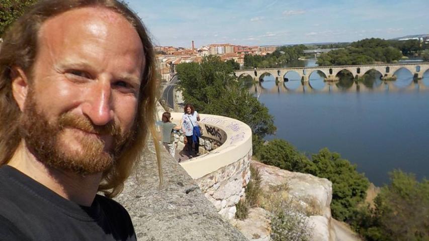 El río Duero a su paso por Zamora, otro lugar de llegada de Rubén para visitar Manos Unidas.