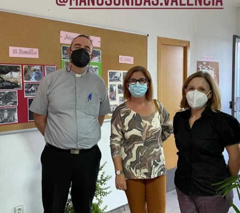 Representantes de la comarcal de Buñol de Manos Unidas Valencia.