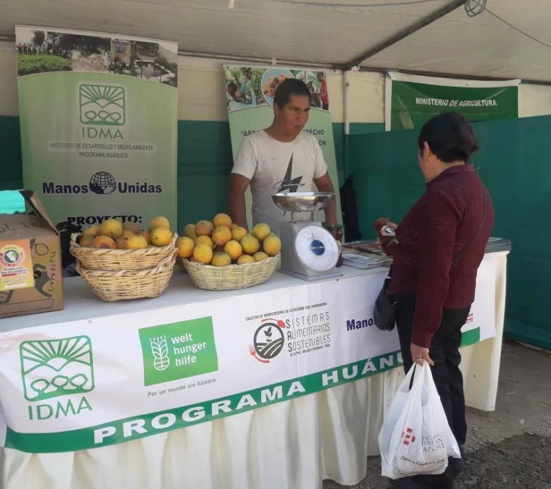 Día Mundial del Medio Ambiente 2020. Proyecto Manos Unidas en Quisqui (Perú). Foto: IDMA.
