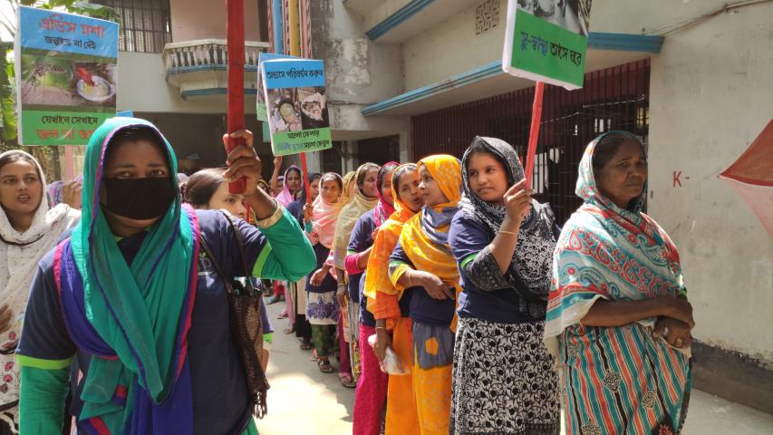 Mujeres en Chattogram, Bangladesh. Foto: Manos Unidas/Patricia Garrido