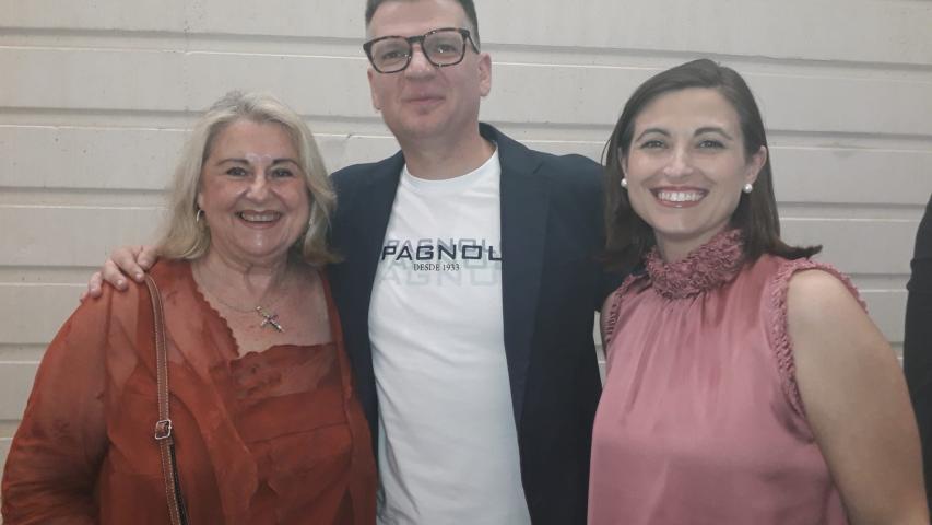 Ana Ruiz, Kique Peña y Vanesa Berlanga.
