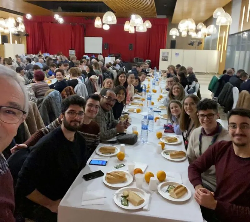 Cena del Hambre en  Manos Unidas Valencia celebrada en la localidad de Alcira.