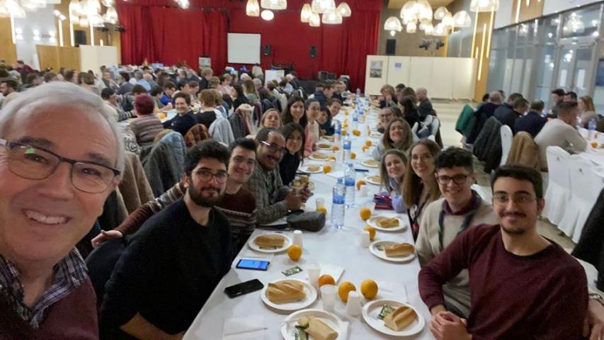Cena del Hambre en  Manos Unidas Valencia celebrada en la localidad de Alcira.