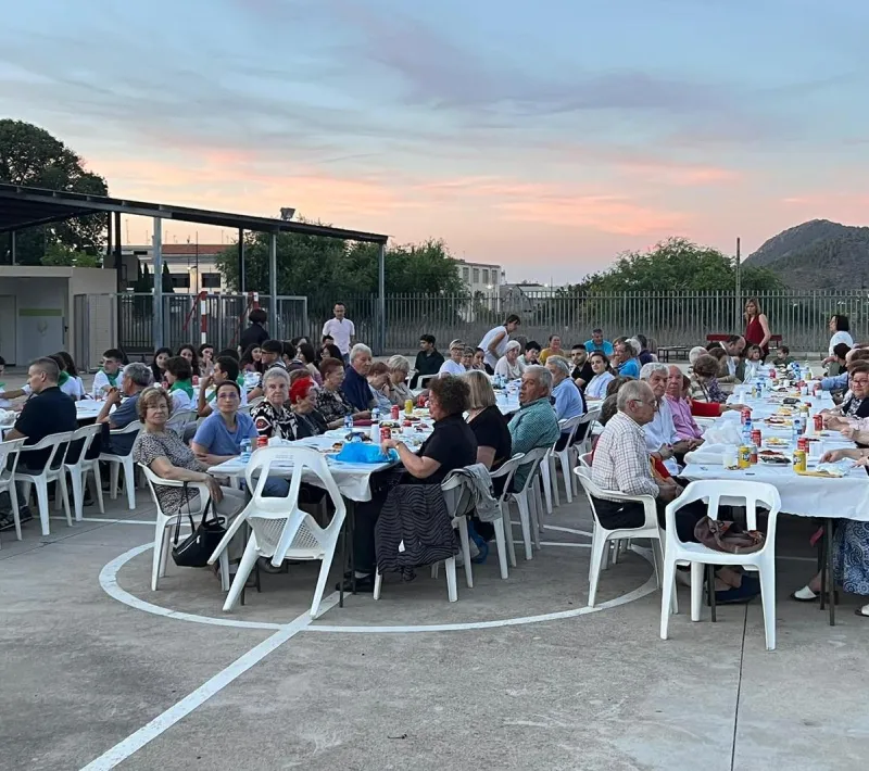 Cena del hambre de la comarcal de Manos Unidas Valencia en Canals.