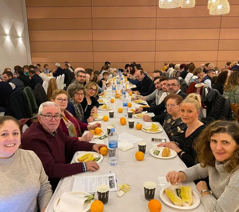 Cena del Hambre en  Manos Unidas Valencia celebrada en la localidad de Alcira.