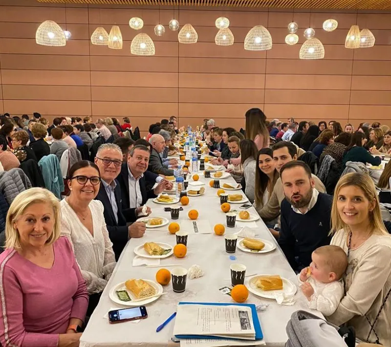 Cena del Hambre en  Manos Unidas Valencia celebrada en la localidad de Alcira.