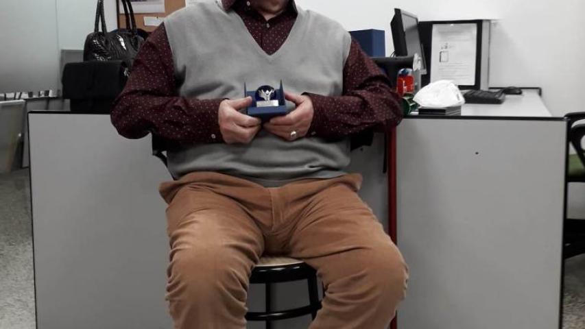 Ángel Ardid, Tesorero de Manos Unidas Valencia durante 20 años.