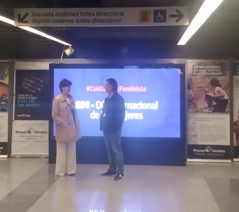 Estación del metro de Colón.