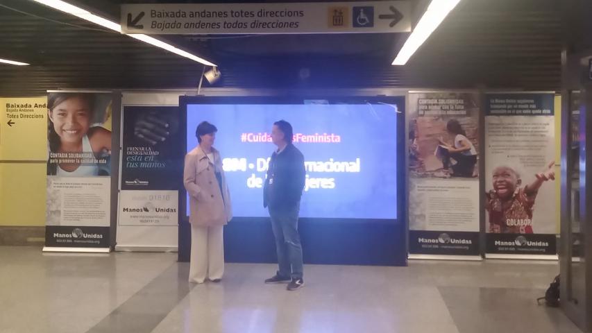 Estación del metro de Colón.