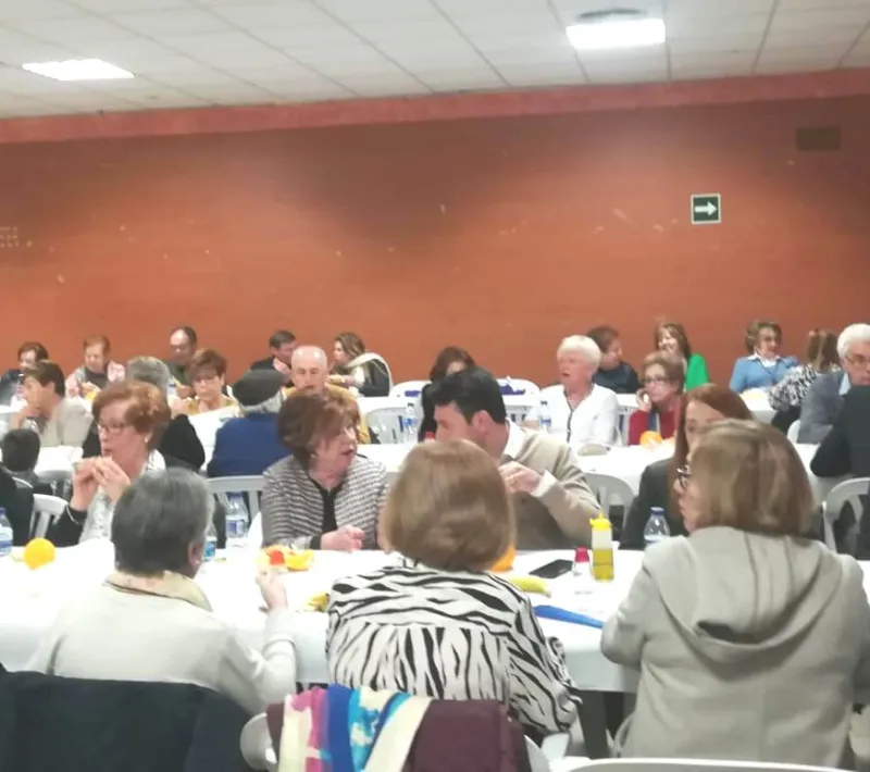 Cena del Hambre en  Manos Unidas Valencia, delegación de Loriguilla