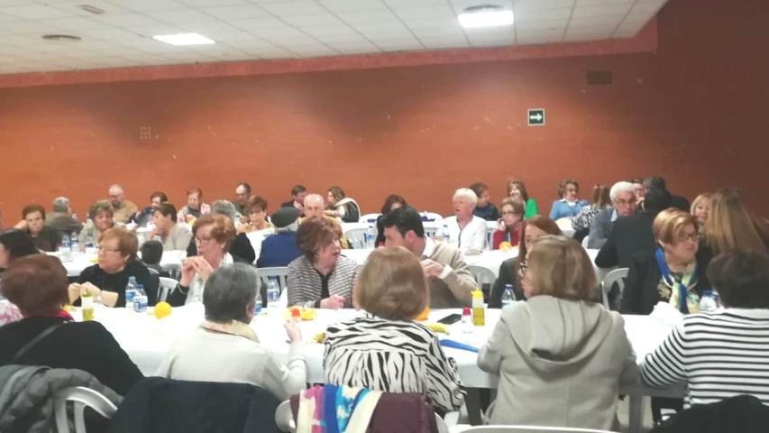 Cena del Hambre en  Manos Unidas Valencia, delegación de Loriguilla