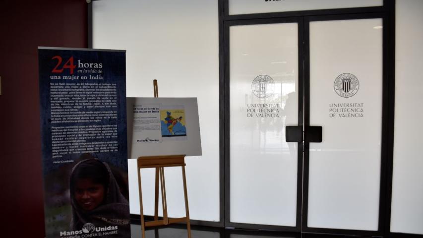 Javier Cuadrado es el autor de estas fotografías de la exposición de Manos Unidas Valencia.