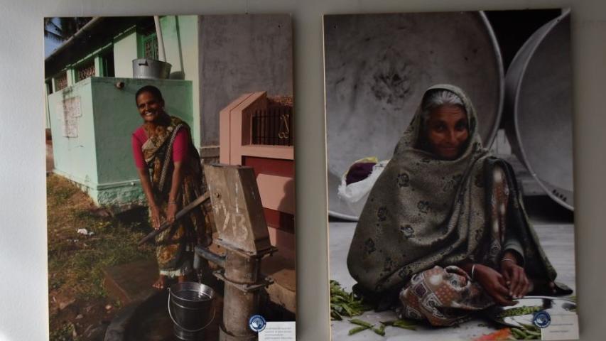 Exposición 24 horas en la vida de una mujer del siglo XXI en India, de Manos Unidas Valencia