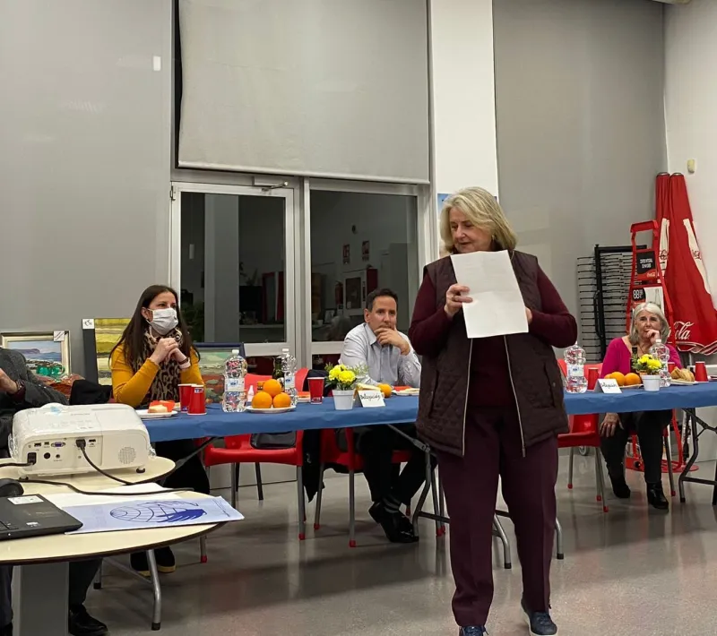 Cena del hambre en la comarcal de Manos Unidas Valencia en Foyos.