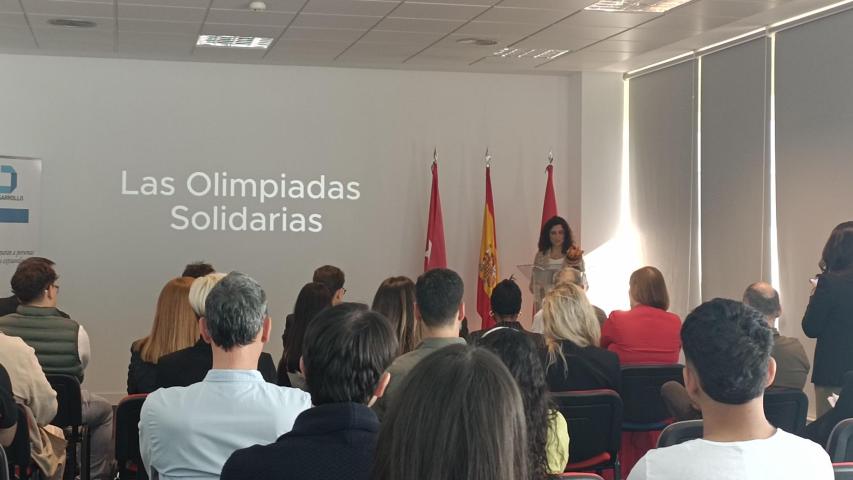 Presentación de V Olimpiadas Solidarias a empresarios en Alcalá Desarrollo
