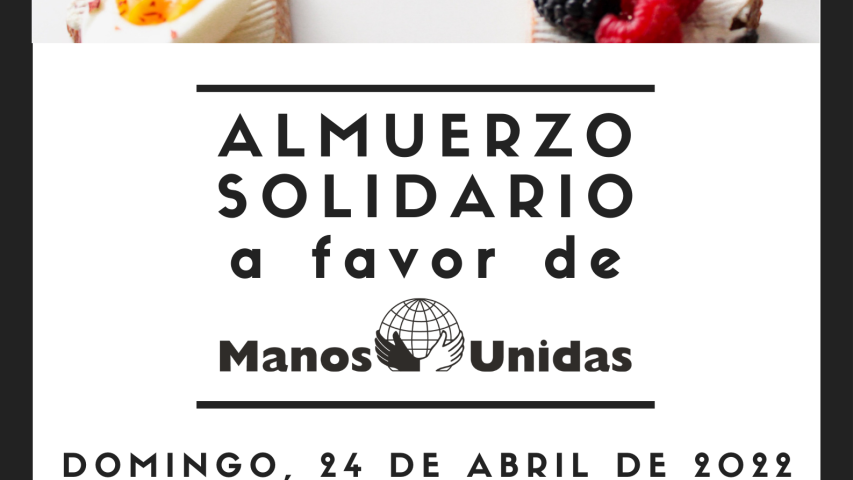 almuerzo solidario cartel