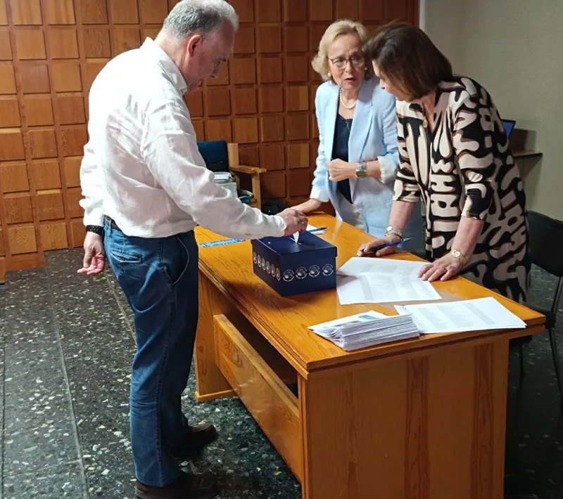 Asamblea Diocesana 2025 de Manos Unidas Madrid. Votación del nuevo Presidente-Delegado