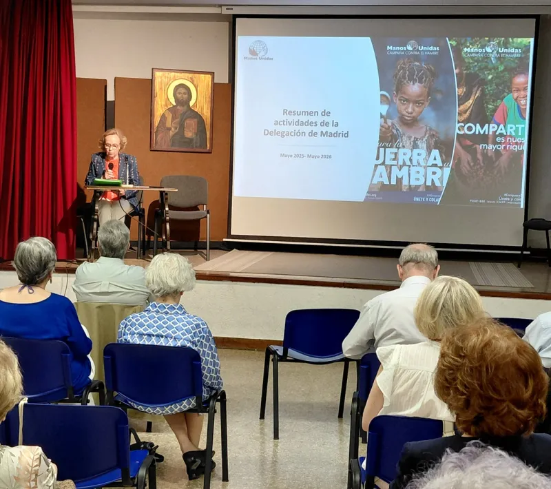 Asamblea Diocesana 2026 de Manos Unidas Madrid. Lectura de Acta e Informe de Miembros