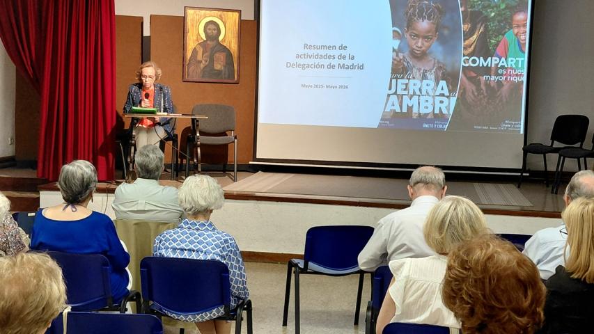Asamblea Diocesana 2026 de Manos Unidas Madrid. Lectura de Acta e Informe de Miembros