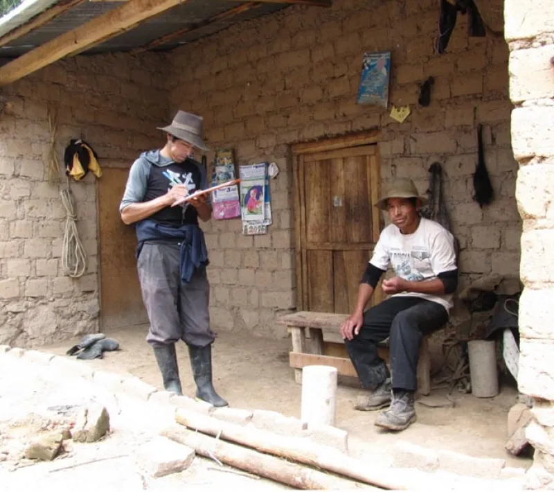 Autoridades en Huancavelica, Perú
