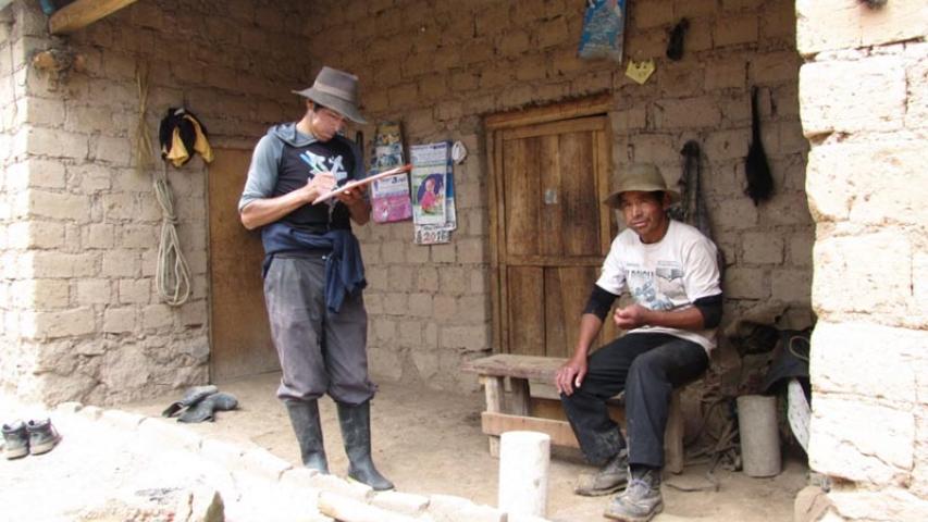 Autoridades en Huancavelica, Perú