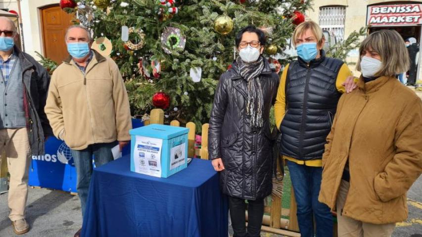 Sorteo Solidario en la comarcal de Benissa de Manos Unidas Valencia.