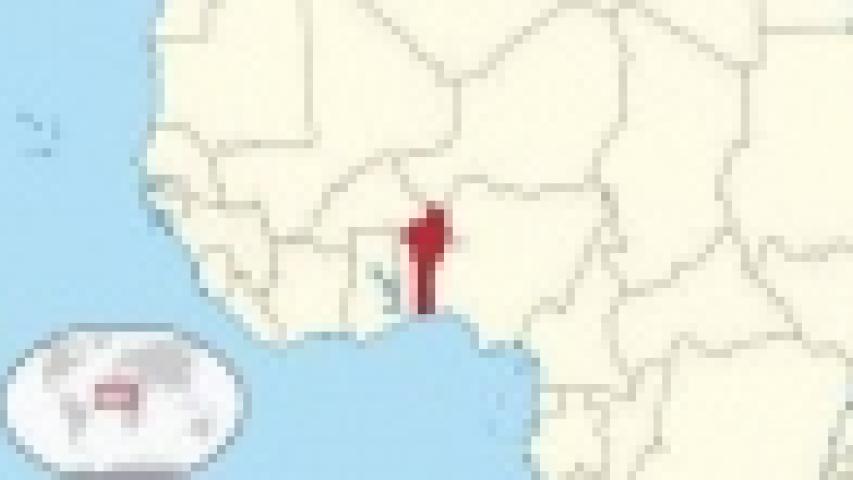 benin mapa