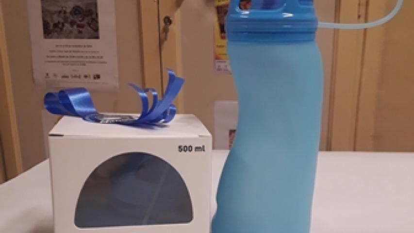 botella reciclable