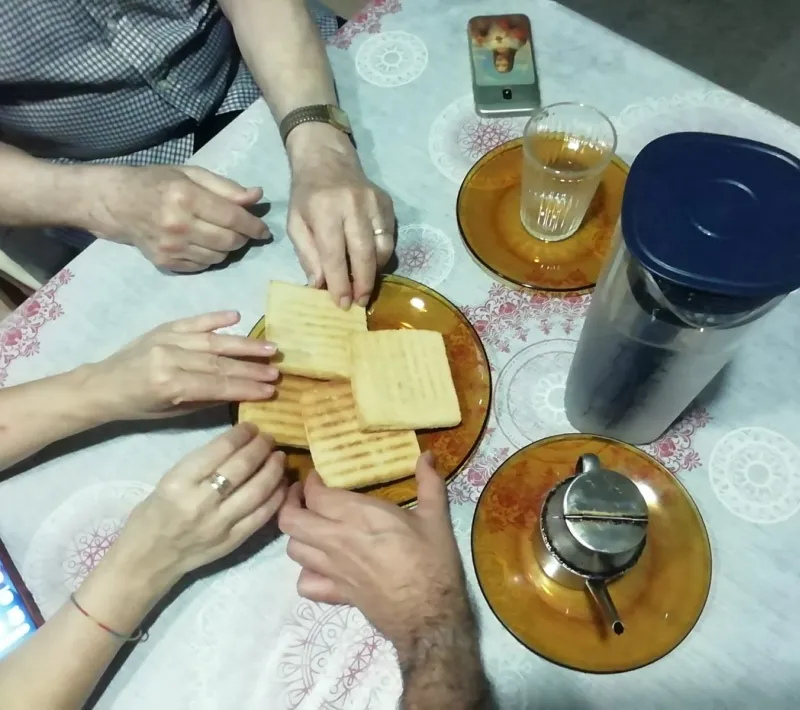 Buñol. Cena del Hambre Virtual de Manos Unidas Valencia