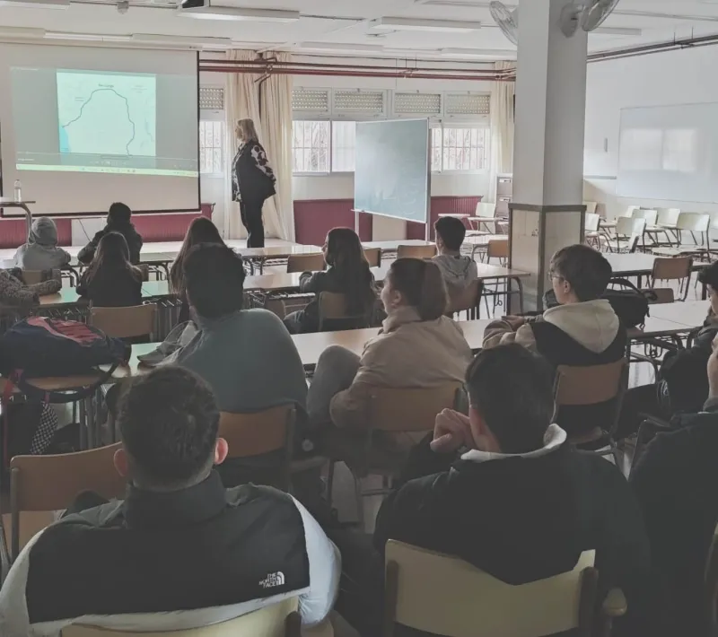 Charla en el Instituto de Burjassot.