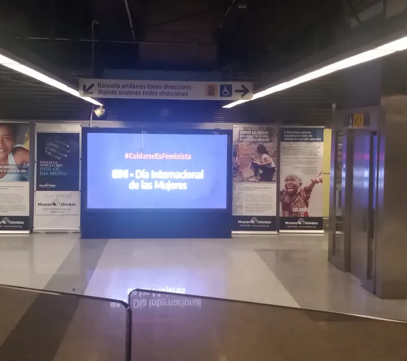 Estación del metro de Colón.