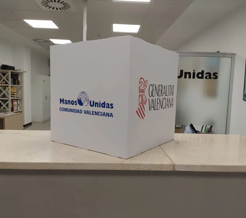 La Generalitat Valenciana ha apoyado el proyecto de sensibilización de Manos Unidas Valencia, y también en Alicante y Castellón.