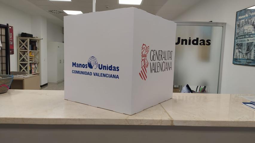 La Generalitat Valenciana ha apoyado el proyecto de sensibilización de Manos Unidas Valencia, y también en Alicante y Castellón.