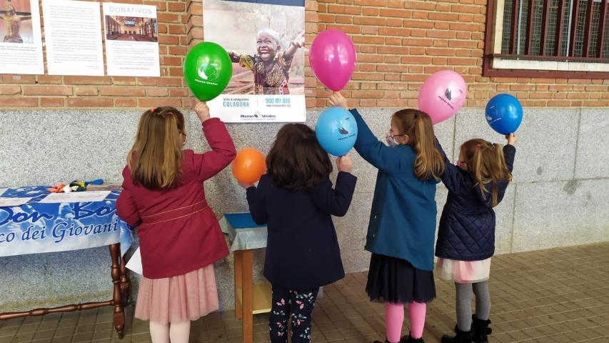 Campaña de Manos Unidas 2021 en la parroquia de María Auxiliadora de Madrid