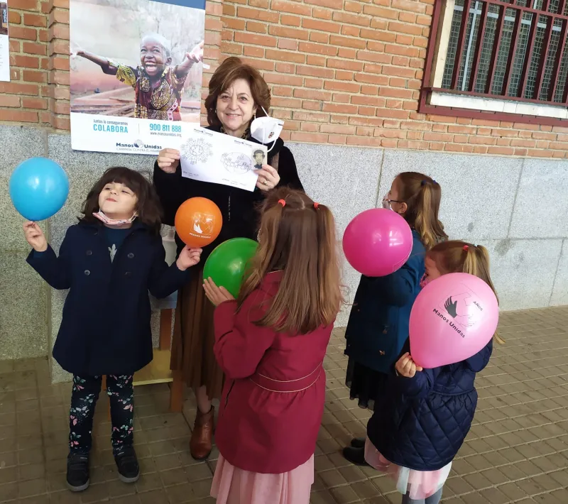 Campaña de Manos Unidas 2021 en la parroquia de María Auxiliadora de Madrid