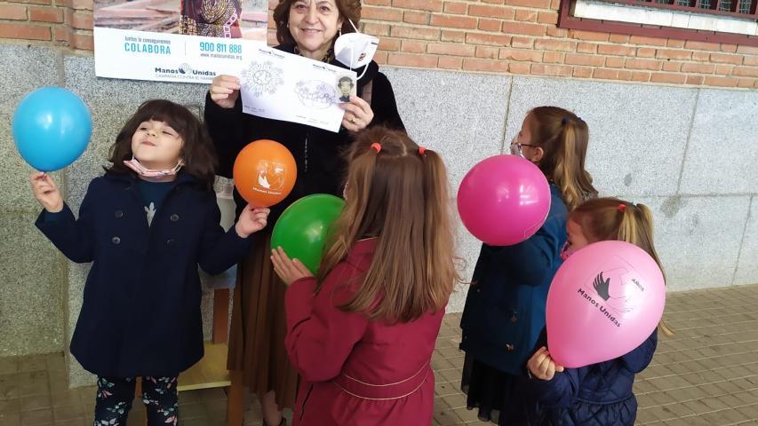 Campaña de Manos Unidas 2021 en la parroquia de María Auxiliadora de Madrid