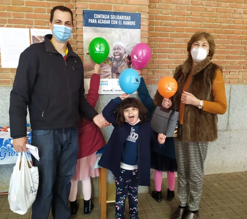 Campaña de Manos Unidas 2021 en la parroquia de María Auxiliadora de Madrid