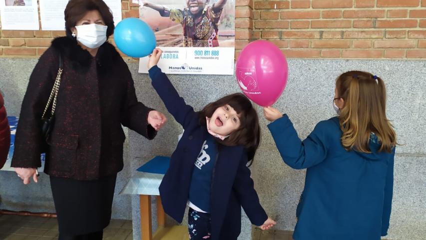 Campaña de Manos Unidas 2021 en la parroquia de María Auxiliadora de Madrid