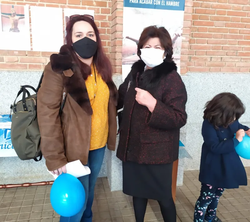 Campaña de Manos Unidas 2021 en la parroquia de María Auxiliadora de Madrid