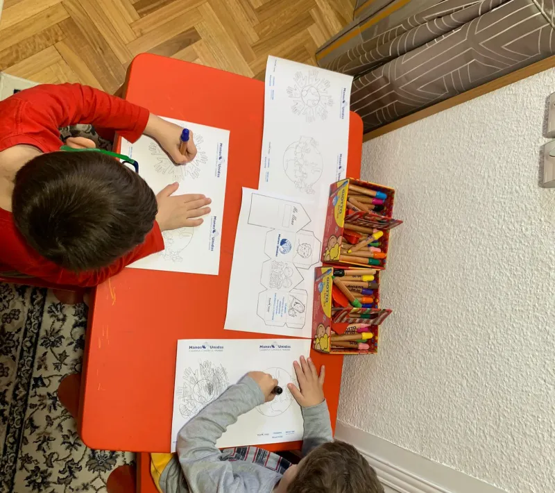 Campaña de Manos Unidas 2021 en la parroquia de María Auxiliadora de Madrid