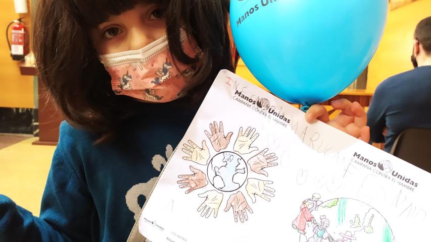 Campaña de Manos Unidas 2021 en la parroquia de María Auxiliadora de Madrid
