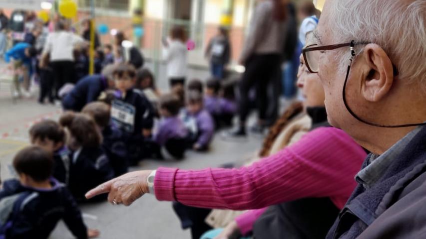 Carrera solidaria en el colegio Asunción de Vallecas a favor de Manos Unidas