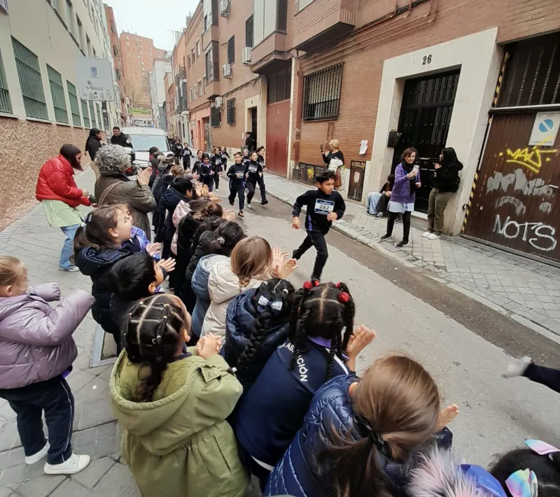 Carrera solidaria en el colegio Asunción de Vallecas a favor de Manos Unidas 2026